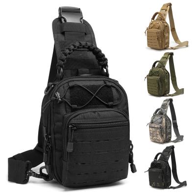 China FLYFIT Custom Wholesale EDC 7L Tactical Waterproof Military Shoulder Bag Camouflage Sling Tactical Bag for sale