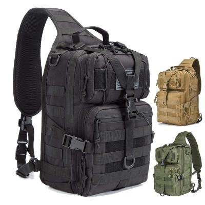 China FLYFIT Custom Wholesale Waterproof Tactical EDC Military Shoulder Cross - Body Bag Camouflage Tactical Sling Bag for sale