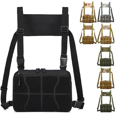 China High Quality FLYFIT Camouflage Army Chest Rig Bag Molle Pouch Outdoor Tactical Military Rise Bag for sale