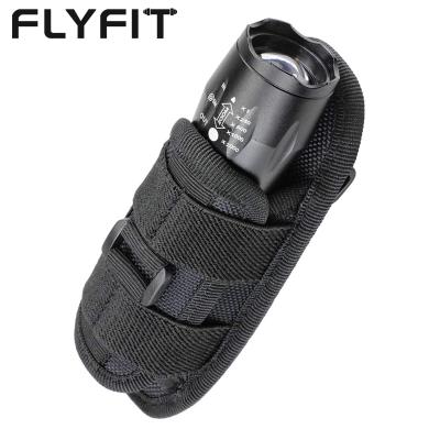 China Durable Custom Tactical Molle Flashlight Holster Pouch For Hunting With 360 Degree Rotating Flashlight Holster for sale