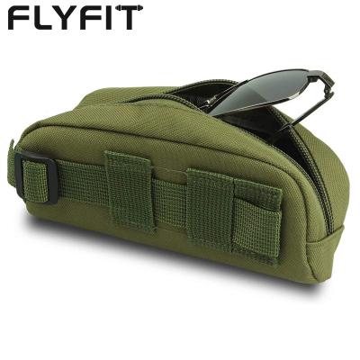 China Custom Portable Waterproof Zipper Monocle Glasses Bag Holder Tactical Outdoor Sunglasses Carry Pouch for sale