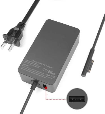 China huiyuan LAPTOP Surface Pro 7 Charger Power Supply for Microsoft Surface 3 15 Laptop 1706, pro 7 outdoor charger, pro x suface power for sale