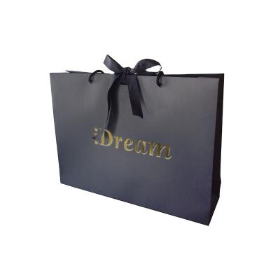 China Recycled Materials Gift Bags Cheap Paper Wedding Plain Paper Shopping Bags Kraft Paper Suit With Logo Shoe Packaging Popular Customized for sale