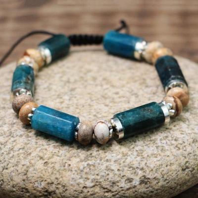 China 2020 Wholesale 2020 Fashion Apatite Bracelet Handmade Beads Bracelet BOHEMIA Gift Mix Gemstone Bracelet BD-E264 for sale