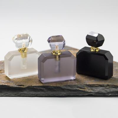 China New Arrival BD-B1016 FASHIONABLE Square Perfume Bottle Charm Amazing Quartz Gemstone Pendant Charm For Women Men for sale