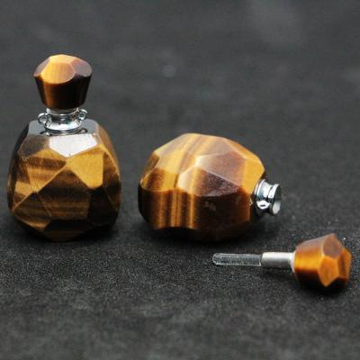 China 2020 Hot Selling New Arrival Wholesale Handmade BOHEMIA BD-E058 Tiger Eye Perfume Bottle Pendant Charm for sale