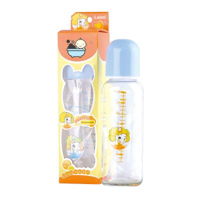 China Bpa Free Widely Used Glass Hands Premium BPA Free Baby Bottle 240ml 8oz for sale