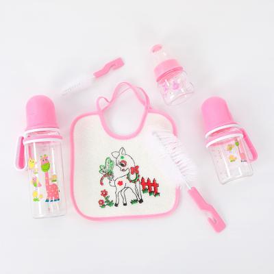 China Hot Sale BPA Free 6 Pcs ALG Baby Bottle Gift Set Newborn Baby Bottle 60ml 120ml 240ml Baby Bottle Set for sale