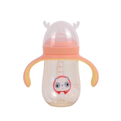 China BPA Free New Arrival Antlers 260ML PPSU Baby Straw Training Bottle 330ML Feeding Bottle for sale