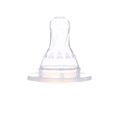 China Wholesale neck bpa free standard food grade silicone baby liquid nipple for sale