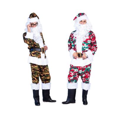 China High Quality Adult Christmas Costume Christmas Outfit Party Cosplay Costume Santa Claus Party for sale