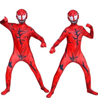 China Cotton Halloween Children's Venom 2 Cos Venom Jumpsuit Tights For Boys Spider-Man Costume Heroes for sale