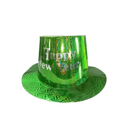 China St Patrick's Day Green Nonwoven Irish Shamrock Party Prom Hat Customized Hat Wholesale Formal for sale