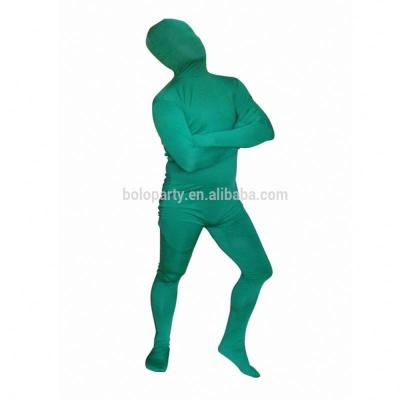 China Lighting Green Man Body Tight Costumes For Halloween for sale