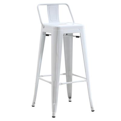 China Strong Nordic modern industrial indoor metal bar stool high chair for sale