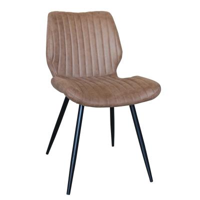 China Modern Nordic Cheap Home Furniture Upholstered PU Leather Room Modern Restaurant Dining Chair for sale