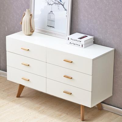 China Cheap Oak Multi PANEL Drawer Storage Cabinet Design French Scandinavian Mirrored Chest In Living Room for sale