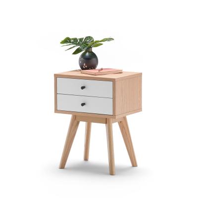 China Durable Hot Sale Modern Design Scandinavian Bedside Table Nightstands for sale