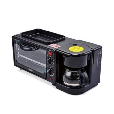 China Commercial 3 In 1 Breakfast Makers Lunch Machine Stove +toaster Oven+ Coffee Maker for sale