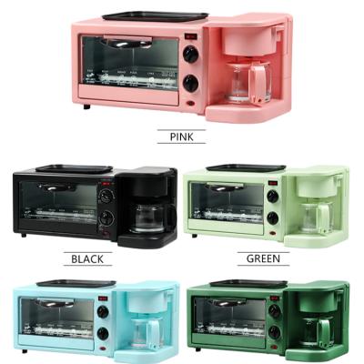 China Commercial 3 In 1 Breakfast Makers Lunch Machine Stove +toaster Oven+ Coffee Maker for sale