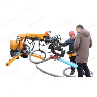 China Spraying Mobile Type 6m Function Crawler Height Spraying Concrete Shotcrete Robot With Remote Control For Slope Protection for sale