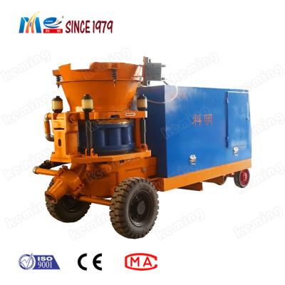 China Concrete Spraying Machine Dry Mix Gunite Concrete Shotcrete Spraying Machine For Swimming Pool Pond for sale