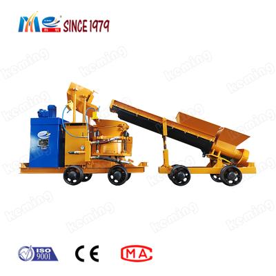 China Pneumatic Dry Concrete Spraying Project Shotcrete Machine With Feeding Mixer for sale