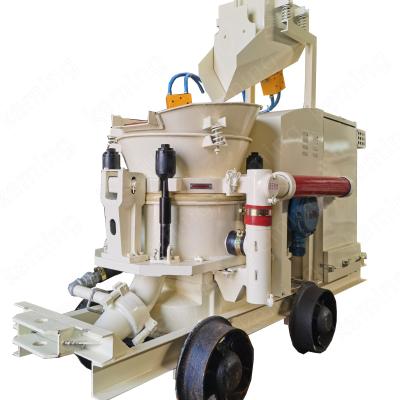 China Project 7.5 KW 100m Dry Mix Gunite Concrete Spraying Horizontal Conveying Machine Dusting Concrete Sprayed Concrete Machine Machine for sale