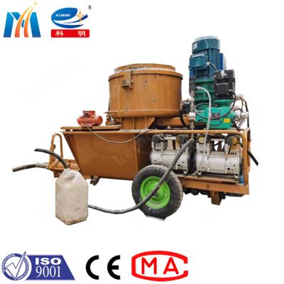 China Specification Function Refractory Machine Spray Wet Refractory Plastering Plastering Machine With Accelerator Agent Pump for sale