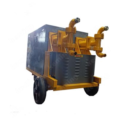 China Easy Operation China Less Spare Parts Double-Cylinder Double-Liquid Grouting Pump Wear Resistant Hydraulic Cement Grouting Pump for sale