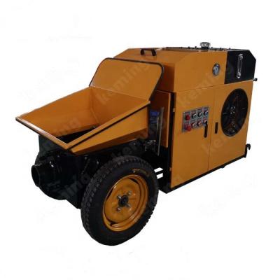 China Easy Operation Distance Concrete Pump KMB-8 Small Capacity Transport Shotcrete Pump 50m For House Foundation Filling for sale