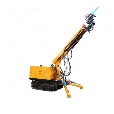 China Spray Operate Smaller Capacity Shotcrete Robot Concrete Cement Plastering Machine Mobile Gunite Machine For Coal Laneway for sale