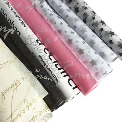 China Custom Printing Logo Gift Wrapping Paper Moisture Proof Clothing Tissue Paper For Shoe for sale