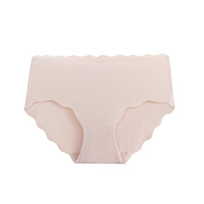 China Ice Silk Briefs Wavy Women's Quick-Drying Seamless Women's Breathable Panties Lightweight Low-Rise Ice Silk Wavy Women's Panties for sale