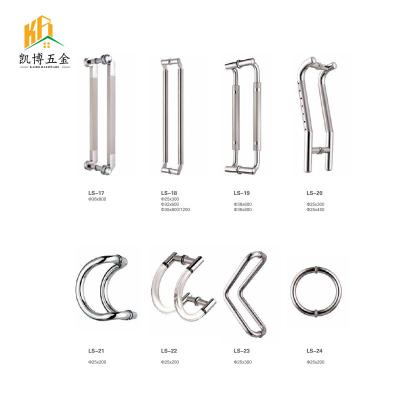 China Contemporary Modern Stair Railing Gold Wall Bracket Stair Railing Stainless Steel Glass Stair Accessories for sale