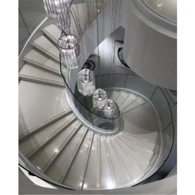 China Contemporary Customized Villa Stainless Steel Column Railings Shopping Mall Stairs Railing Accessories Glass Balcony Engineering Deck for sale