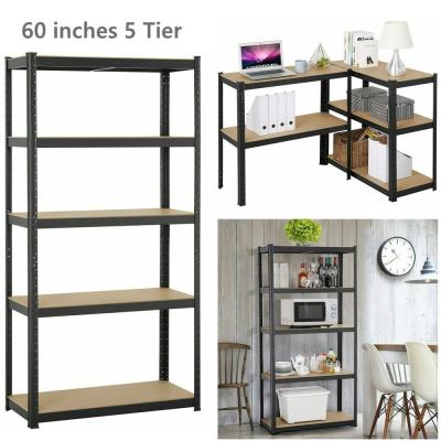 China Corrosion Protection Heavy Duty 5 Tier Shelf Bay Metal Shelving Unit Boltless Racking for sale