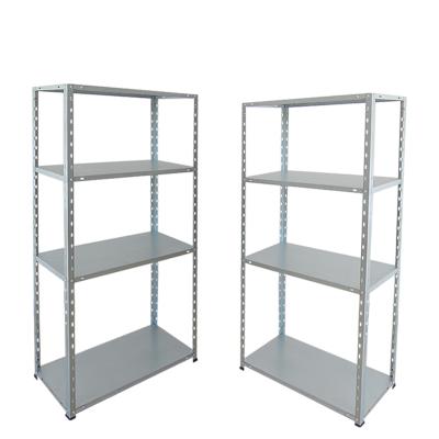 China Home Storage Warehouse Storage Rack Angle Iron Shelves Stretching Steel Iron Angle Bolt Rivet Shelf Brackets for sale