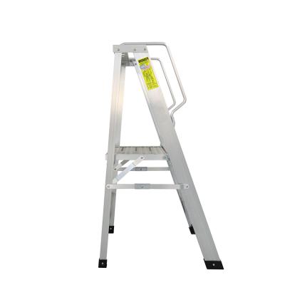 China Aluminum Folding Aluminum Stairs Escaleras De Aluminio Folding Ladders Shelf Platform Step Ladder for sale