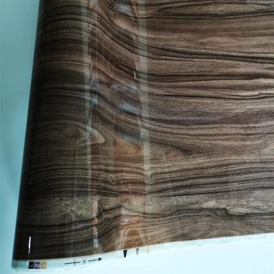 China Vinyl PVC foil with embossed wood texture, ideal for wrapping profile door frames or other  Irregular shape for sale