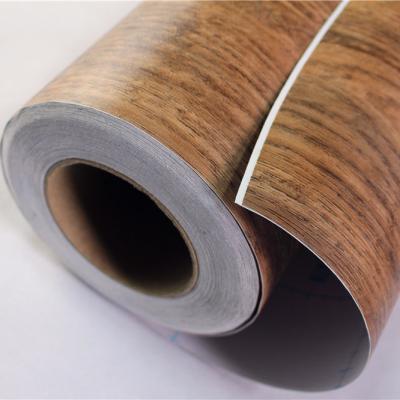 China Furniture Decoration Wood Grain Self Adhesive Film 60cm*10m Anti Scratch for sale