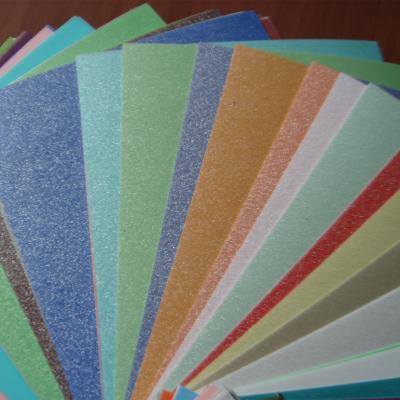 China Glossy Surface PVC Sheet with Sparkle for High Gloss and Durable Manufacturing for sale