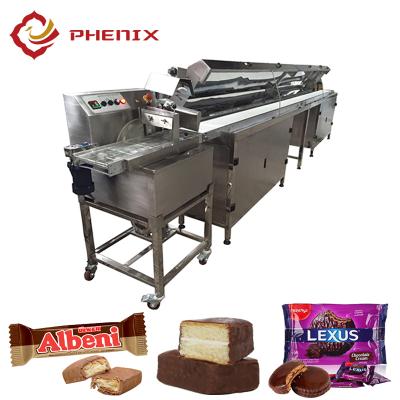 China Commercial Catering Automatic Protein Ball Energy Bar Chocolate Coating Machine for sale