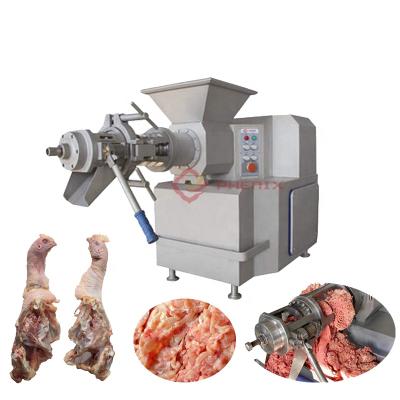 China Automatic poultry meat frozen bone separate bone meat separating machine /meatball meat boner machine chicken/duck goose meat bone separator for sale