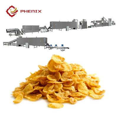 China Oat Flakes Roasted Breakfast Cereal Oats Flake Snacks Extruder Machine Production Processing Line for sale