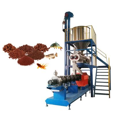 China Fish feed fish feed production machine fish feed floating pellet making machine fish food machine extruder for sale