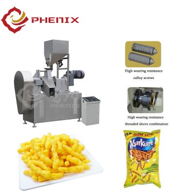 China Tasty Nik naks snacks twist puff corn curls making machine for sale