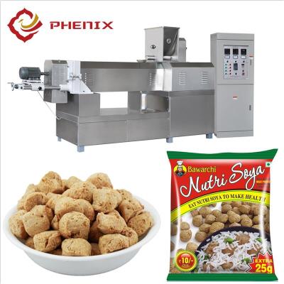 China Turnkey High Quality Textured TVP / TSP Soy Chunks Extruder Making Machine From Phoenix Machinery for sale