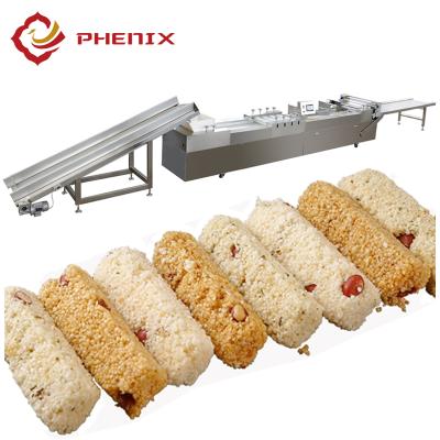 China Hot Selling Cereal Bar Snack Cereal Bar Making Machine Energy Peanut Brittle Candy Cutting Sesame Protein Granola Bar Production Line for sale