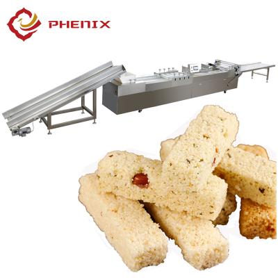 China Automatic Cereal Bar Breakfast Peanut Chikki Candy Fruit Energy Granola Bar Making Chocolate Cereal Bar Machine From Phnenix Machinery for sale